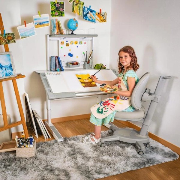 Фото - Парта школьная Mealux Ergowood L Multicolor W Energy (BD-810 W/MC Energy)